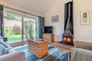 Fernseher, Kamin