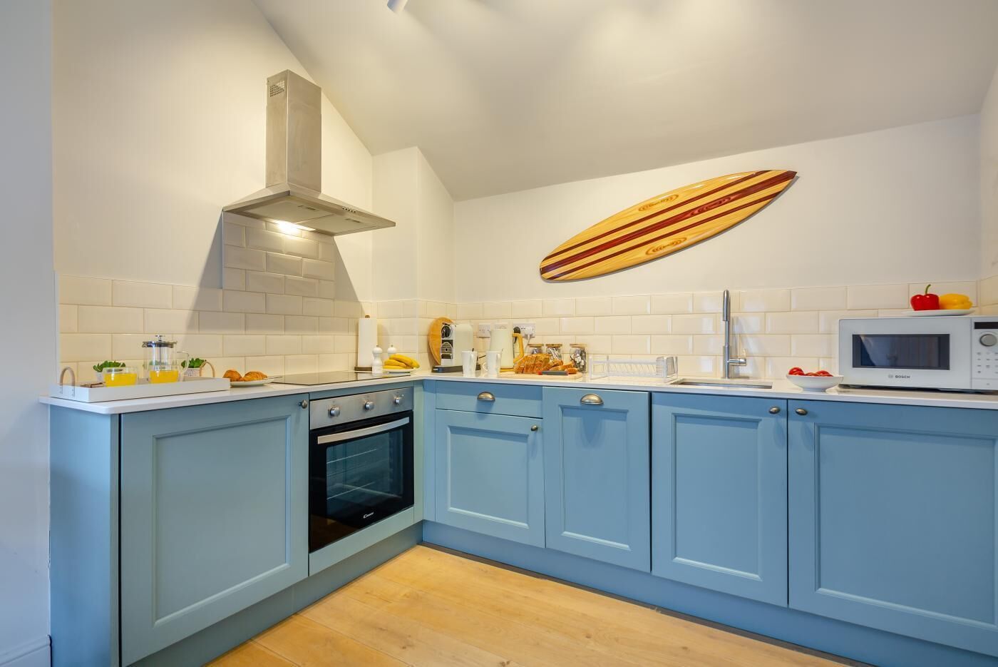 Dishwasher, high chair, cookware/dishes/utensils