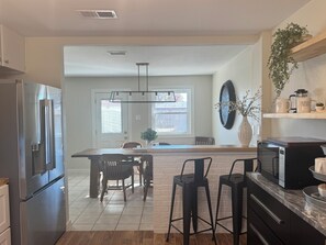 Microwave, oven, stovetop, dishwasher - Luxury Furnished Modern Home   Midland, TX (Midland)