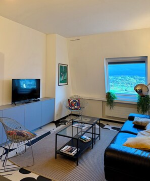 Living area - Apartment Biarritz le phare view golf and Ocean, near beach and city center (Biarritz)