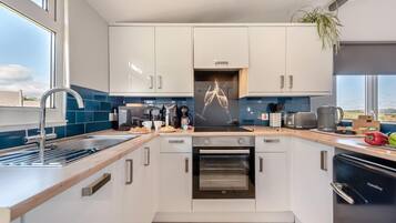 Microwave, oven, dishwasher, highchair