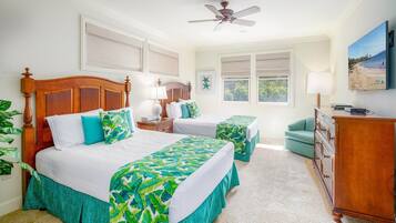 Biệt thự, nhiều giường, lanai, quang cảnh vườn (Ho'olei Unit 12-2) | 3 phòng ngủ, trang trí khác biệt