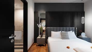 Grand Suite, 1 Bedroom, Club Lounge Access, City View | Egyptian cotton sheets, premium bedding, down comforters