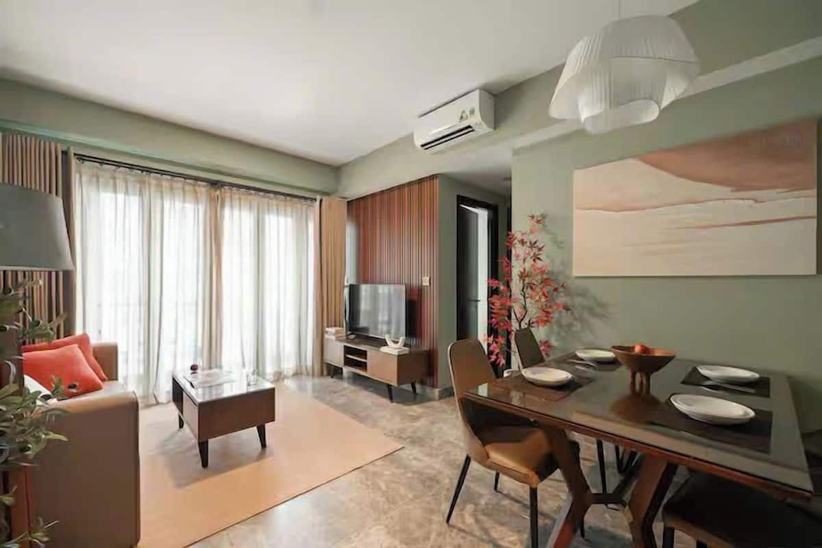 Family Suite, 3 Bedrooms, Akses Club Lounge, City View | Cadar kapas Mesir, peralatan tempat tidur premium, gebar bulu kapas