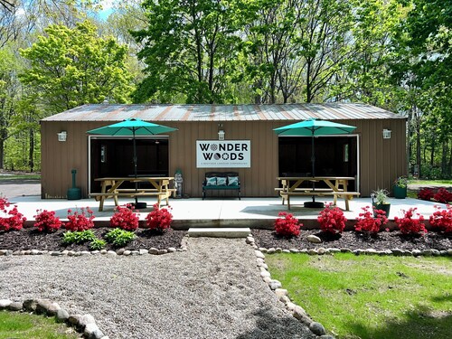 Sister Lakes of Michigan Glamping Cabin #2