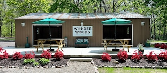 Sister Lakes of Michigan Glamping Cabin #2