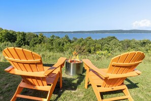 Property grounds - New! Soaring Views of Crystal Lake, Recently Renovated: Hill Hideaway (Frankfort)