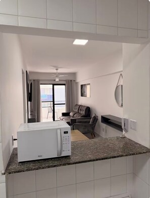 Interior - Apartment facing the beach in Aviação, Praia Grande (Praia Grande)