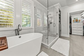 Shower, towels