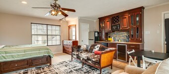 Private Loft Apartment Above Garage Quiet Stay with Shared Pool & Game Area