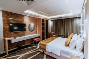 In-room safe, desk, blackout drapes, iron/ironing board