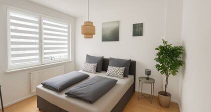 C&V: 5 PP- 3 rooms- central+WLAN+box spring bed