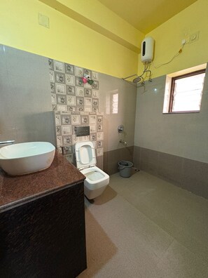 Ducha, toallas, jabón