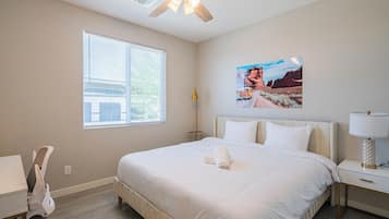 Desk, iron/ironing board, free WiFi, bed sheets