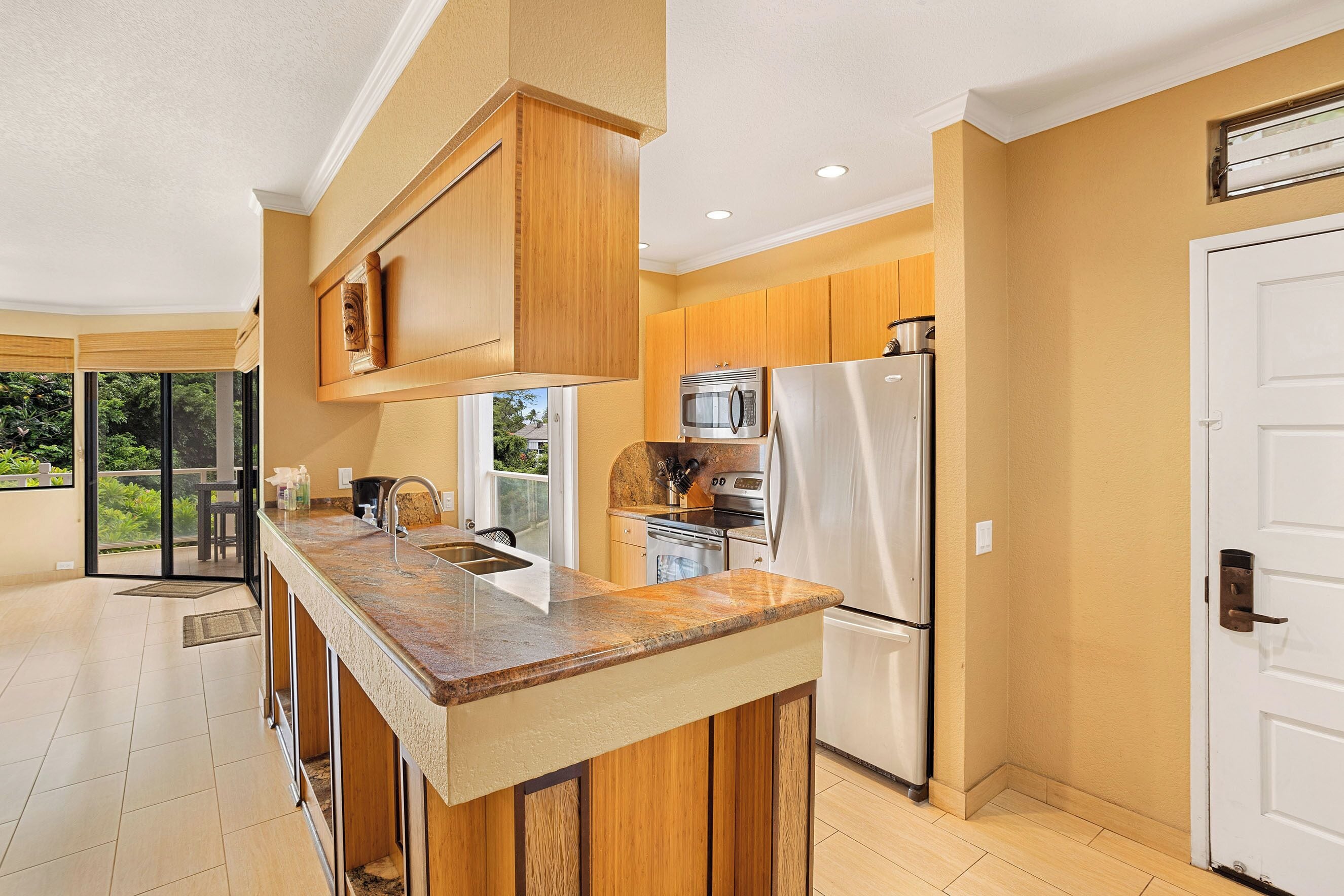 Leilighet, flere senger, lanai, delvis havutsikt (Grand Champions 55) | Eget kjøkken | Kaffetrakter/tekoker