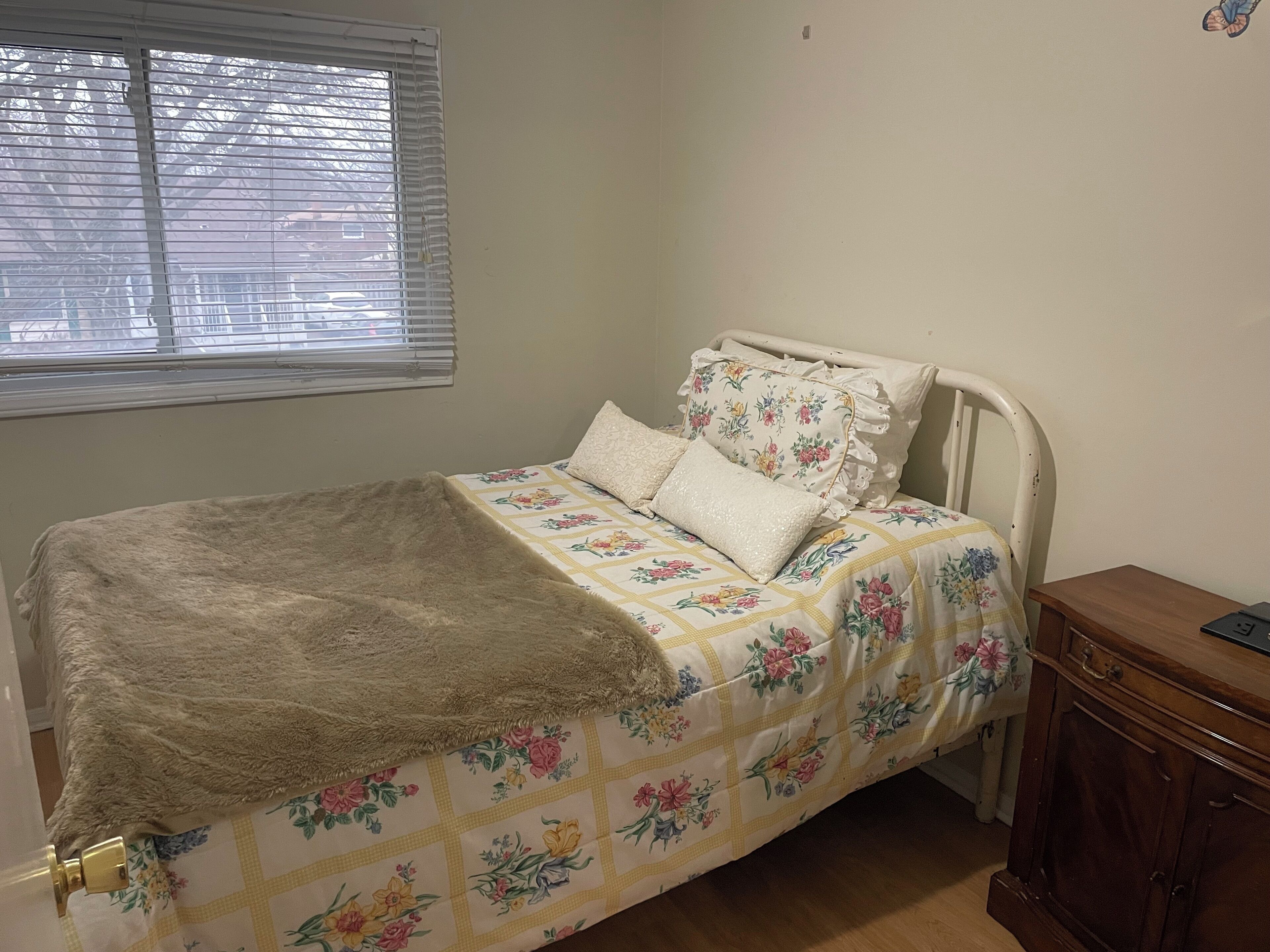 Een strijkplank/strijkijzer, gratis wifi, beddengoed