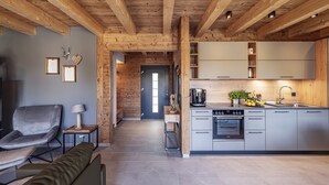 Chalet | Private kitchen - Chalet mit Privatsauna im Vital Camp Bayerbach (Bayerbach)