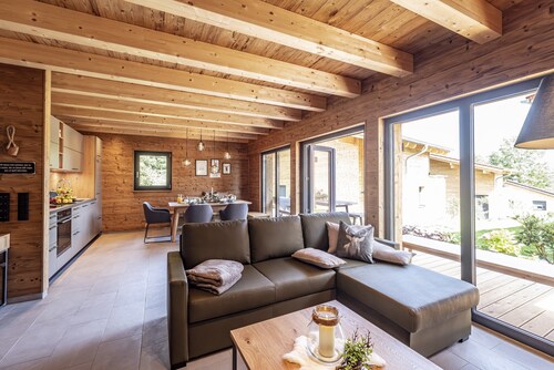 Chalet Eigener Sauna im Vital Camp Bayerbach