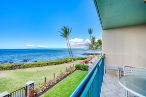 Condo, 1 cama King e sofá-cama, varanda coberta, vista para o oceano (Punahoa Beach 201) | Área da propriedade