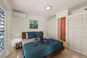 2 dormitorios, tabla de planchar con plancha, wifi gratis y ropa de cama