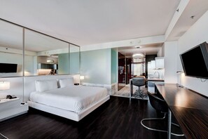 Deluxe Studio Suite, City View | In-room safe, blackout drapes, iron/ironing board, free WiFi - Palms Place - Strip View - High floor (Las Vegas)