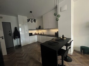 Private kitchen - Large apartment with a work space in the very center of Gdańsk (Gdańsk)