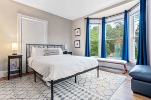 Desk, iron/ironing board, travel crib, WiFi