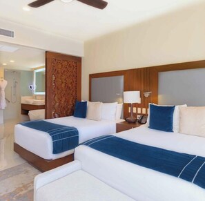 Een strijkplank/strijkijzer, wifi, beddengoed