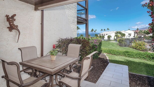 Unclassified image, 1 of 39, button - Hale Kamaole 150 - Great Ocean Views From Private Lanai, No Carpet, Split AC! (Kihei)