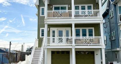 Luxury 7 bedroom Beach Block Steps off the Boardwalk with Parking & Ocean Views