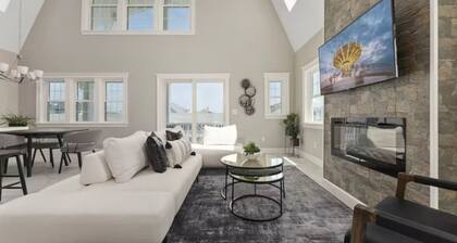 Luxury 7 bedroom Beach Block Steps off the Boardwalk with Parking & Ocean Views