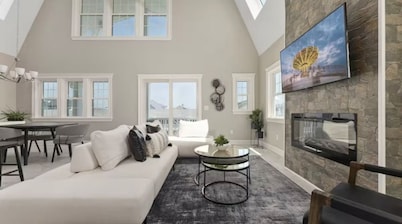 Luxury 7 bedroom Beach Block Steps off the Boardwalk with Parking & Ocean Views