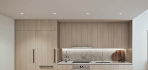 Fridge, microwave, oven, stovetop - NEW December 2025 amenity-rich studio in Downtown Miami by SLS & ICON developers (Miami)