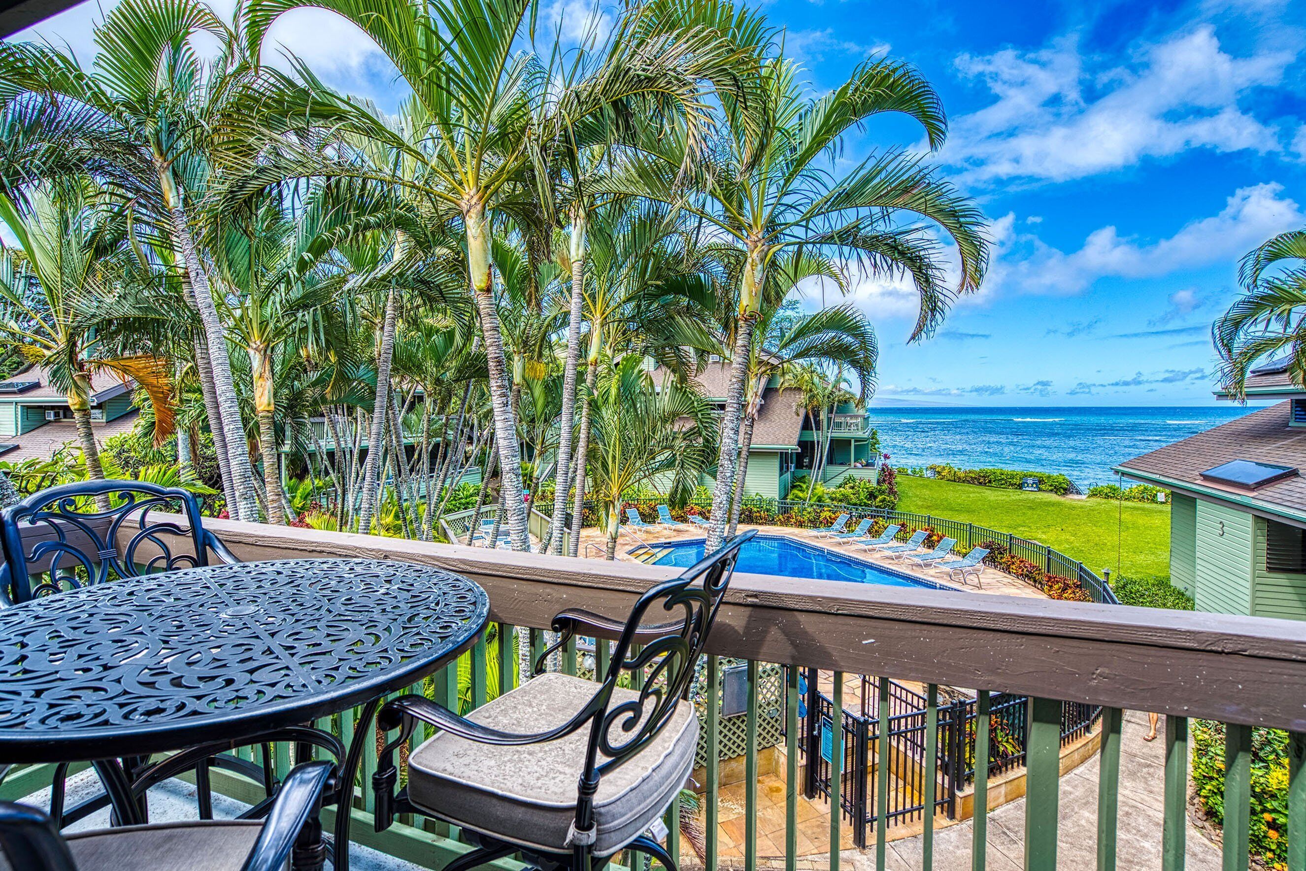 Condo, Multiple Beds, Lanai, Ocean View (Kahana Outrigger 4B1) | Outdoor dining