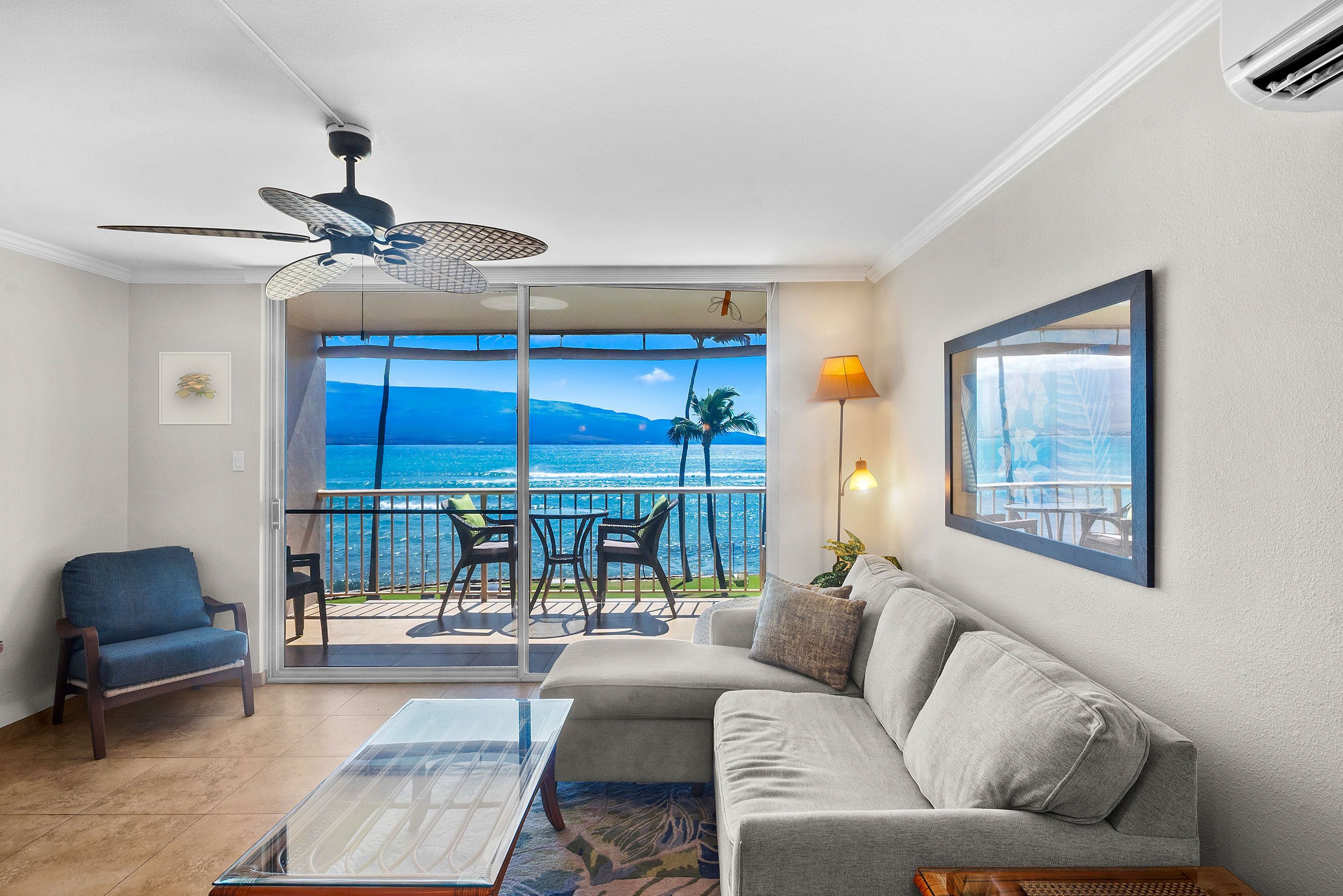 Condo, 1 Queen Bed with Sofa bed, Lanai, Ocean View (Maalaea Kai 311) | Living area
