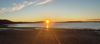 Coastal retreat on 5 acres at Friars Bay with beach, hammocks & fire pit