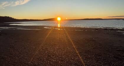 Coastal retreat on 5 acres at Friars Bay with beach, hammocks & fire pit