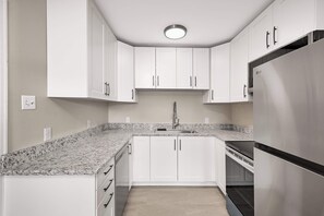 Microwave, oven, stovetop, dishwasher - Modern Pet-Friendly Kenny 1 bedroom # 1 • Private • Renovated • Garage • Wi-Fi (Minneapolis)