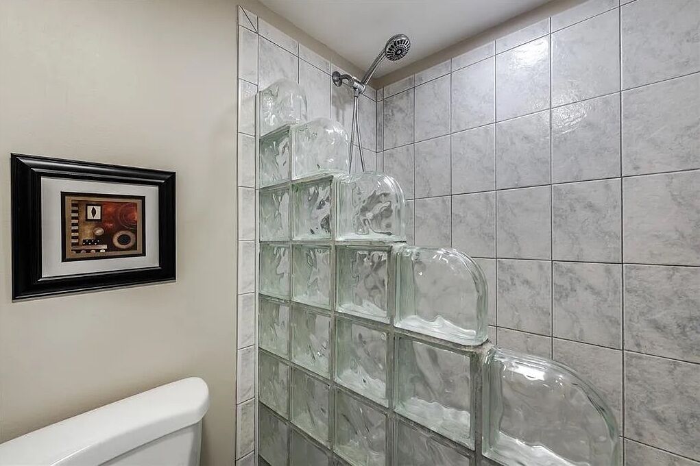 Hair dryer, bidet, towels, soap