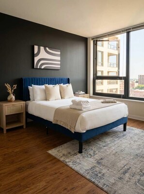 2 bedrooms, iron/ironing board, WiFi, bed sheets - Boulevard Stays Just 5 Minutes from Magnificent Mile and River North 06 (Chicago)