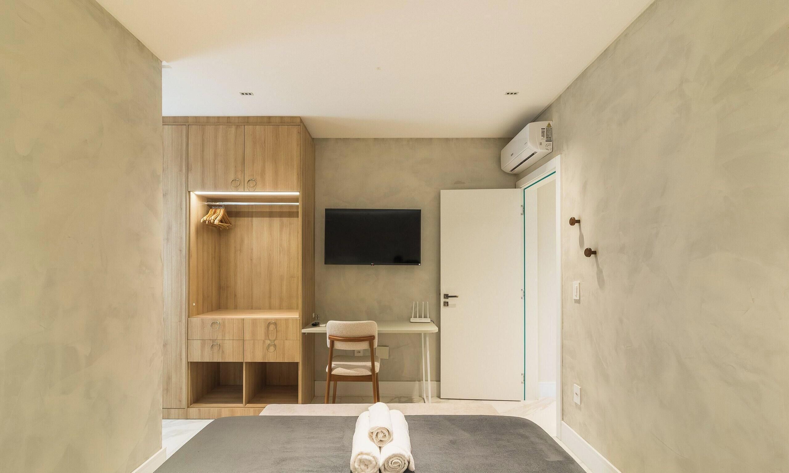 Apartamento básico | 2 quartos, Wi-Fi de cortesia