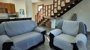 Apartment, Balcony, Ocean View | Living area - Hidden Treasure Vacation Home (Caye Caulker)