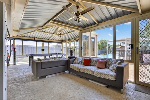 Coastal 2-Bed Home with Pool