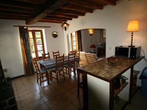 Dining - Wohnung "L'Horizon" mit Kamin by Interhome (Le Tech)