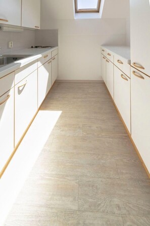 Fridge, microwave, oven, cookware/dishes/utensils - Apartment Esche by Interhome (Feistritz im Rosental)