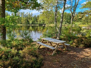 Outdoor dining - Abborren mit eigenem Ruderboot by Interhome (Hallaryd)