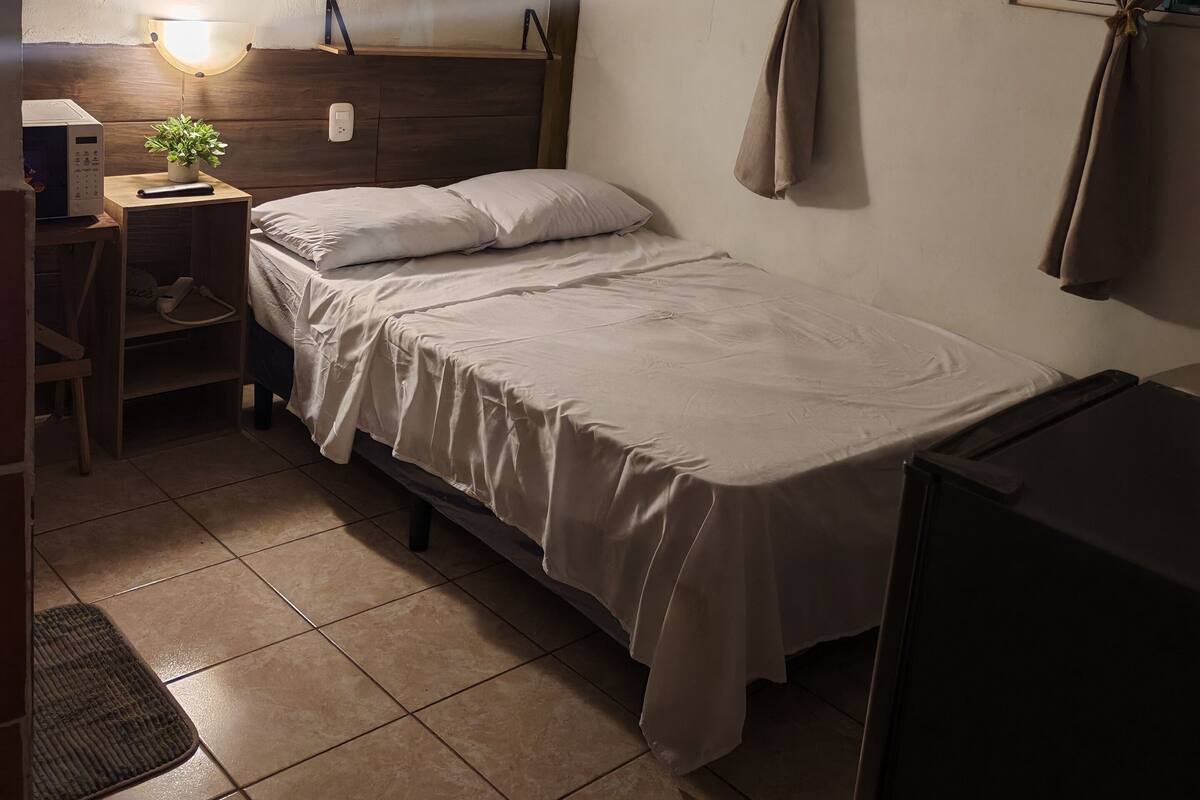 Economy Single Room, Patio | Down comforters, minibar, laptop workspace, WiFi (free)