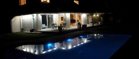 Una piscina riscaldata