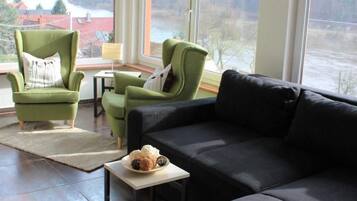 Fernseher, Kamin, DVD-Player