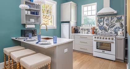 Beautiful new carriage house built in historic style near Bull St. above garage